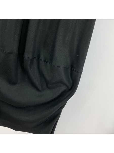 ISSEY MIYAKE ロングスカート 80s 筆タグ ポリスカート M ブラック