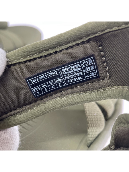 Teva サンダル 1100033 カーキ 27.0cm