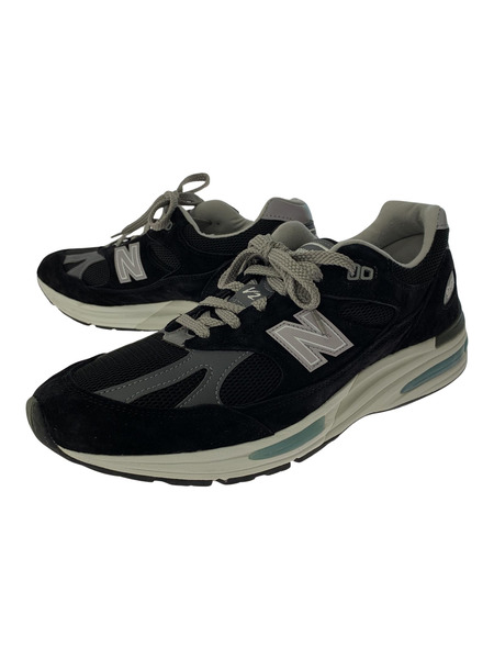 NEW BALANCE U991BK2 スニーカー 黒 28.5cm