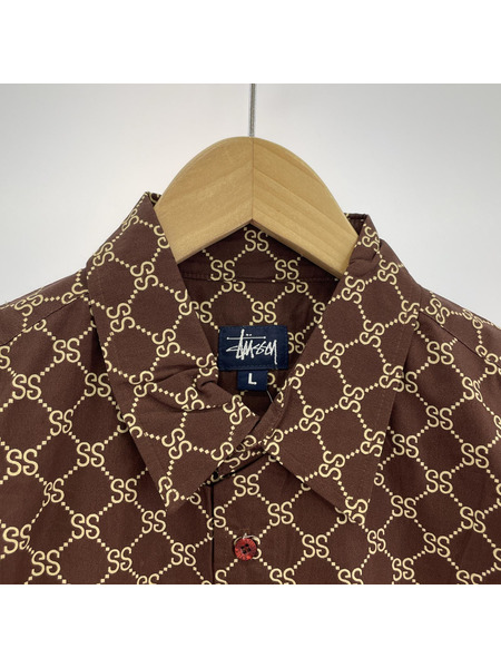 STUSSY 90s MONOGRAM LOGO　長袖シャツ