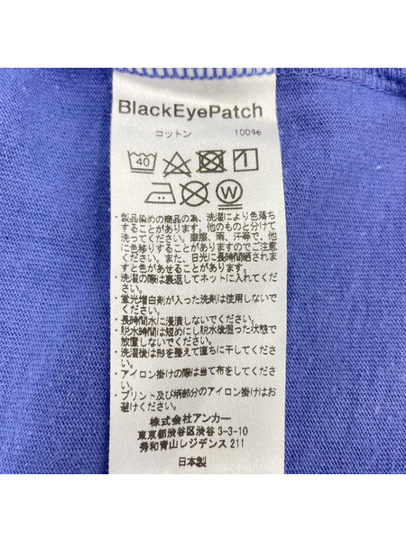 半袖Tシャツ・カットソー THE BLACK EYE PATCH プリント Tee 紫 L
