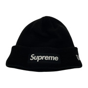 Supreme × NEW ERA BOX Logo ビーニー 黒