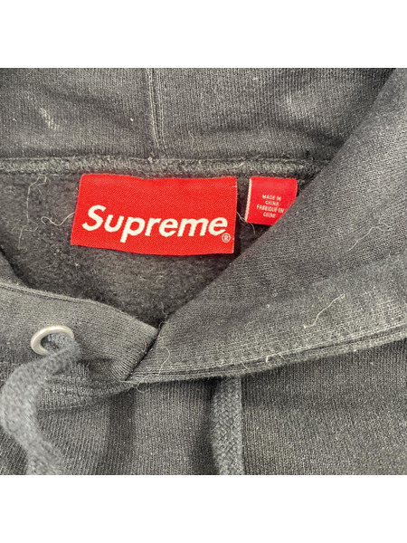 Supreme 23AW カレッジロゴマルチカラーPOパーカー（L）黒