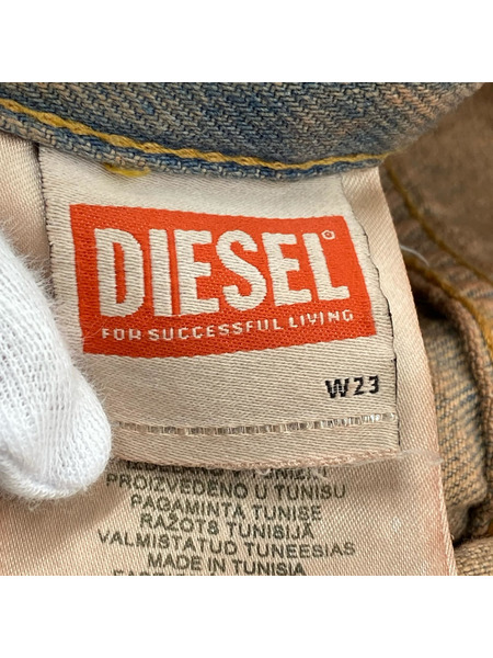 DIESEL D-SIRE-CARGO-D 加工 カーゴデニムパンツ 23 L30