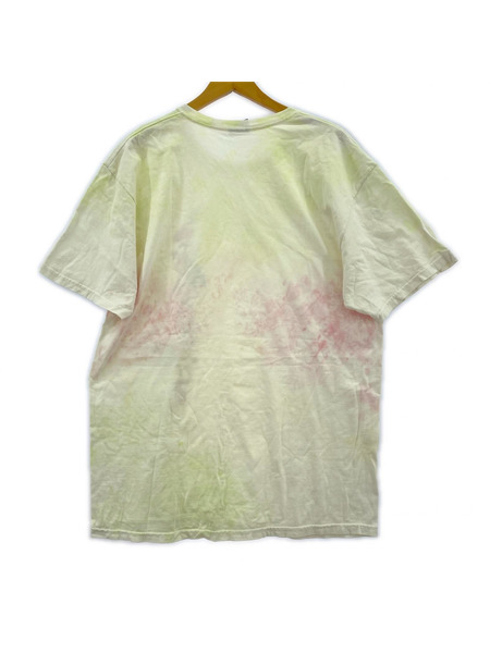 STUSSY 半袖Tシャツ・カットソー タイダイ カットソー ピンク (L)
