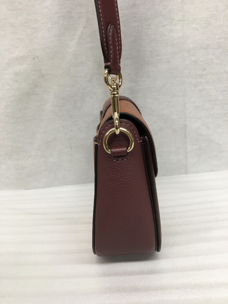 COACH　ショルダーバッグ CA212 georgie saddle bag in colorblock
