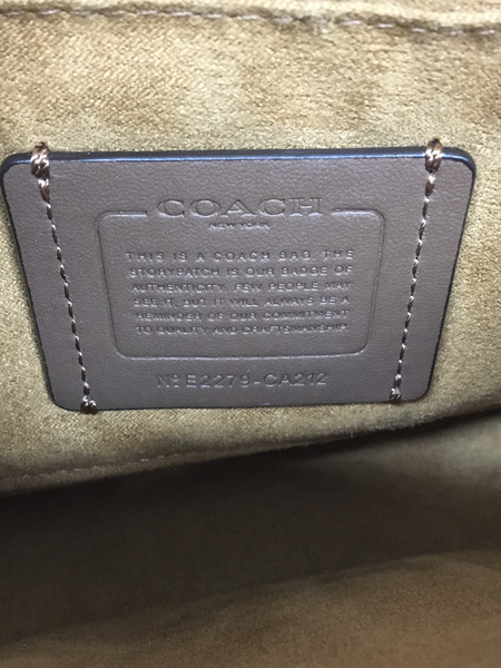 COACH　ショルダーバッグ CA212 georgie saddle bag in colorblock