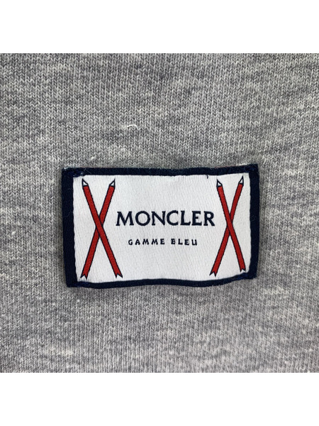 MONCLER パーカー(ジップアップ) GAMME BLEU GRY XL