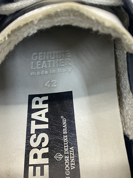 GOLDEN GOOSE USED加工 SUPERSTAR ローカットスニーカー 42 ホワイト