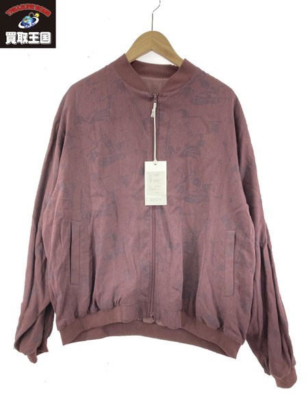 YOKE REVERSIBLE PRINTED RIB BLOUSON ジップブルゾン[値下]