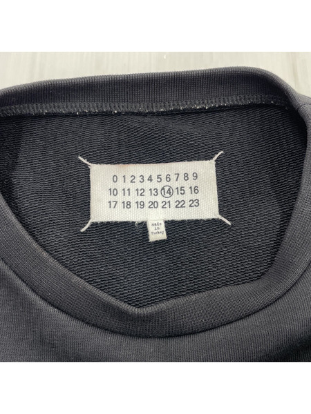 MAISON MARGIELA 20AW エルボーパッチスウェット 46 ブラック[値下]