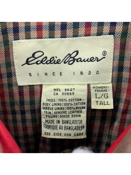 Eddie Bauer ジャケット 90s グースダウン ハンティングジャケット RED