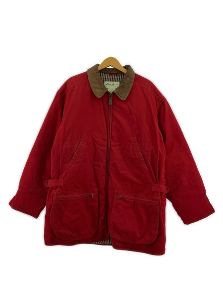 Eddie Bauer ジャケット 90s グースダウン ハンティングジャケット RED
