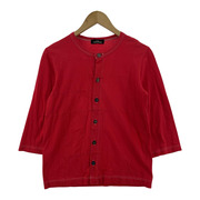 tricot COMME des GARCONS/ステッチカーディガン/RED