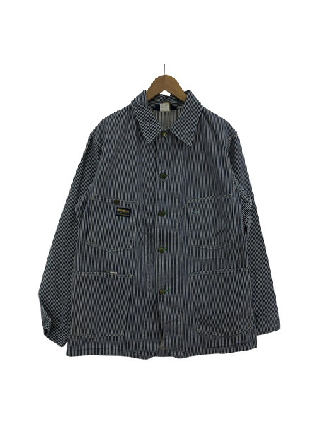 80s OSHKOSH hickory chore jacket 40