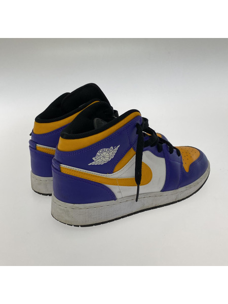 Nike GS Air Jordan 1 Mid Lakers (24.0)