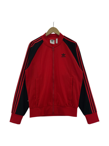 adidas originals トリコットジャケット/レッド×ブラック