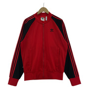 adidas originals トリコットジャケット/レッド×ブラック