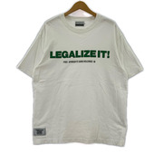 BUDSPOOL 乱達磨 LEGALOZEIT TEE 白 (L)