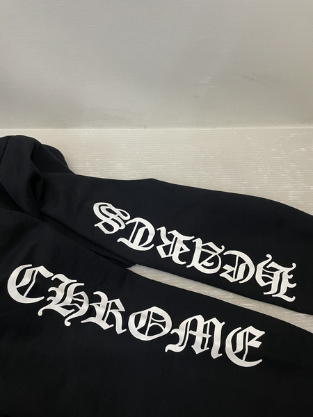 CHROME HEARTS SWTSHRT HD ZIP バーティカル アームロゴジップパーカー XXL 黒