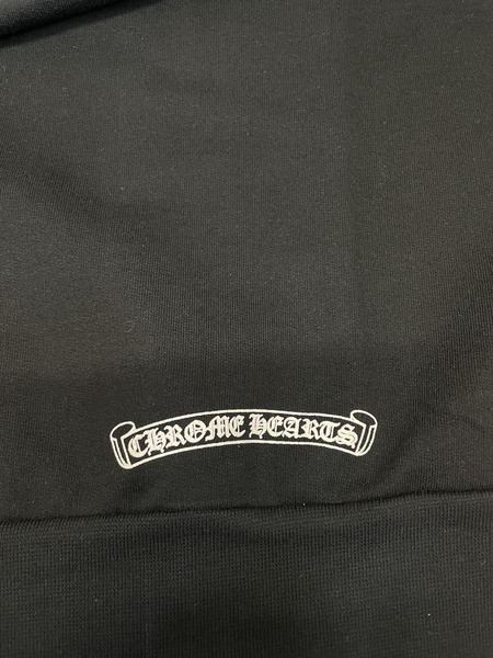 CHROME HEARTS SWTSHRT HD ZIP バーティカル アームロゴジップパーカー XXL 黒