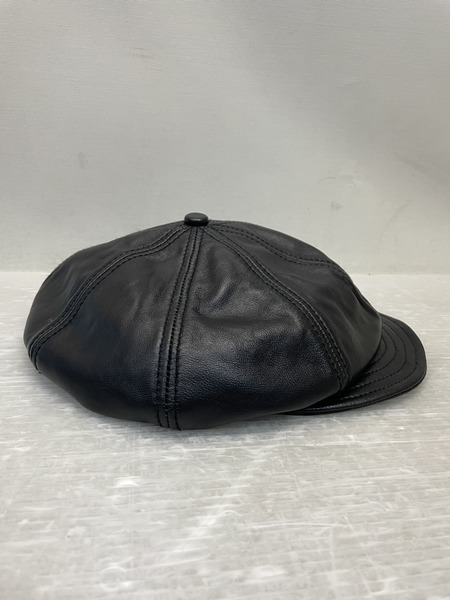 schott レザーキャスケット M 黒