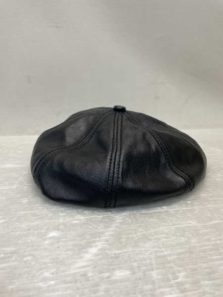 schott レザーキャスケット M 黒