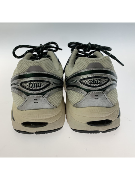 KITH asics Cream/Solar Power スニーカー メッシュ 白黒 28.5cm