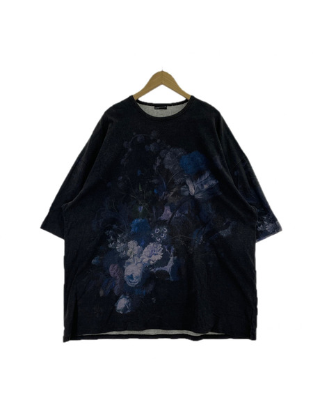 半袖Tシャツ・カットソー RAD MUSICIAN 花柄 S/S tee BLK