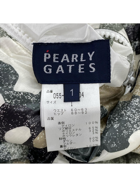 ミニスカート PEARLY GATES リバーシブルダウンスカート 1 WHT