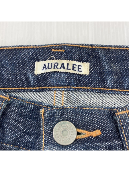 AURALEE/HARD TWIST DENIM 5P PANTS/30/インディゴ