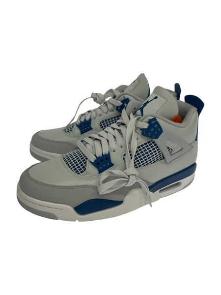 NIKE AIR JORDAN 4 RETRO MILLITARY BLUE (27.0)