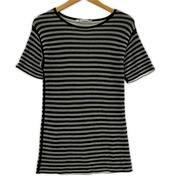 T BY ALEXANDER WANG 半袖Tシャツ・カットソー ボーダーカットソー/XS/白黒