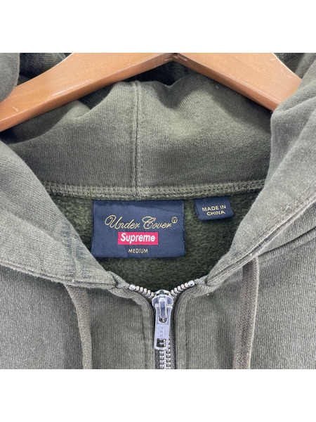 Supreme × UNDERCOVER 23SS ZipUpHooded Sweatshirt (M) オリーブ