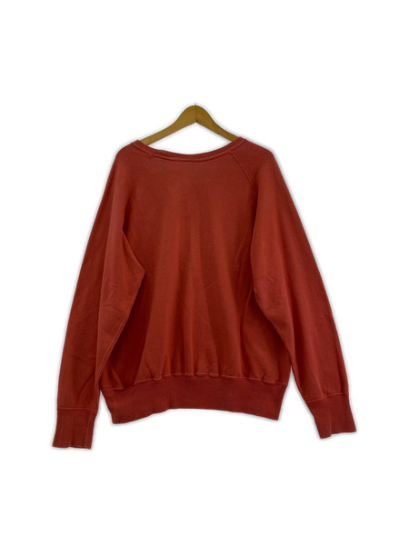 WAREHOUSE スウェット・トレーナー プリントスウェット 赤