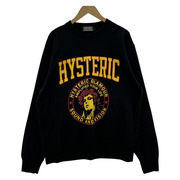 HYSTERIC GLAMOUR サークルロゴスウェット (L) 黒