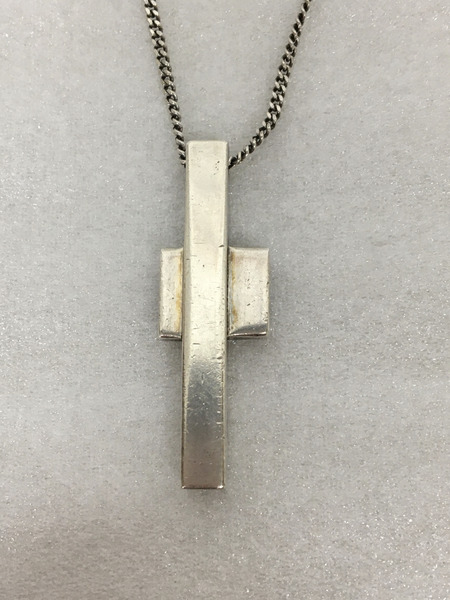 GUCCI ITALY CROSS NECKLACE シルバー925