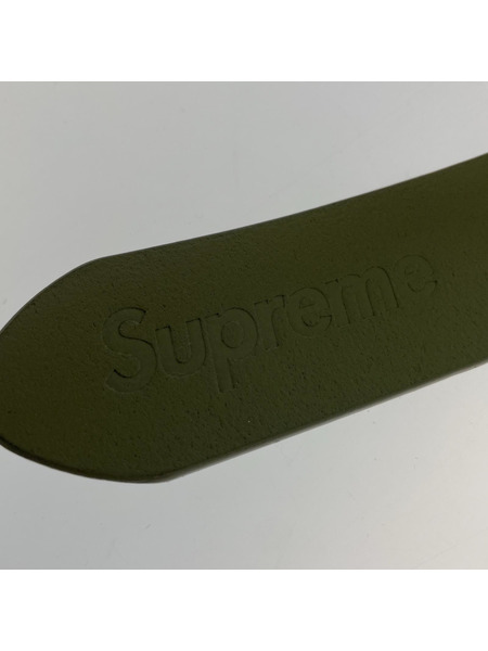 Supreme ソノ他 Repeat Leather Belt オリーブ S/M