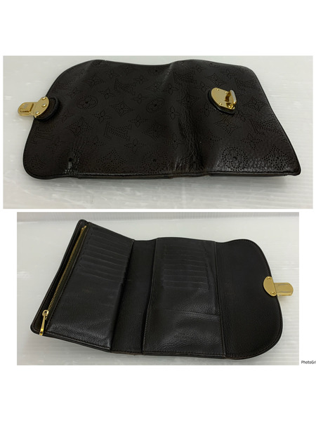 ルイ・ヴィトン LOUIS VUITTON ポルトフォイユ 長財布 モノグラムマヒナ ノワール(ブラック) M95549 レディース