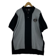 PARIS SAINT GERMAIN バイカラー ニットポロシャツ(L)