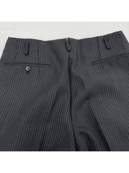 OLD・VINTAGE パンツ 80s スラックス ストライプ 黒 (31)
