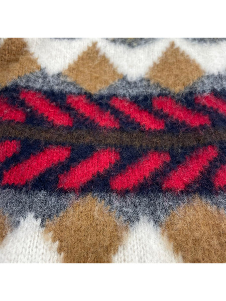 Altea カーディガン Altea ショールカラー カーディガン フェアアイル柄