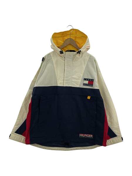 TOMMY HILFIGER 90s ナイロンアノラックパーカー XL