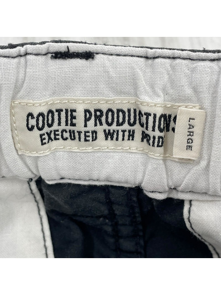 COOTIE パンツ ワイド　コットン　ミリタリー　パンツ　黒　L
