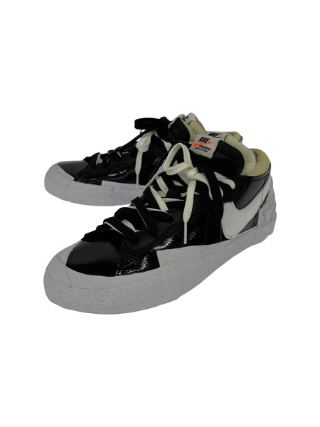 sacai×Nike Blazer Low Black Patent Leather /DM6443-001