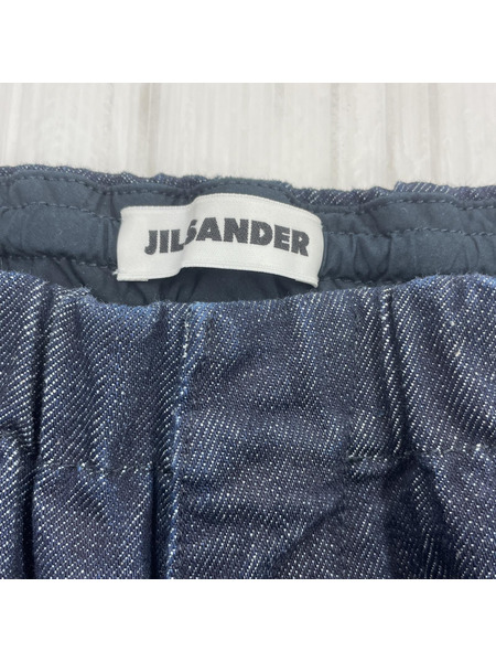 JIL SANDER ドローコード付キイージーパンツ 44 インディゴ