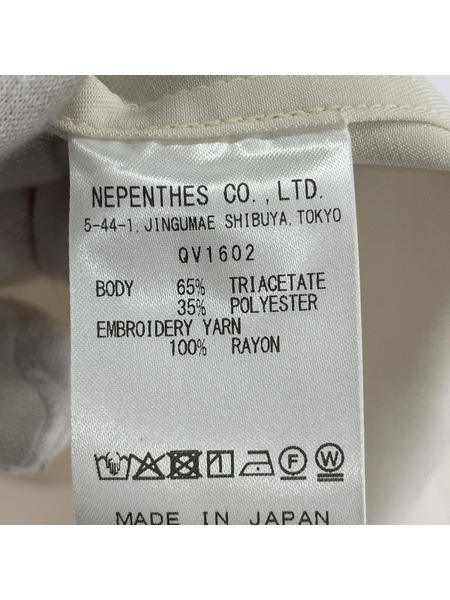 Needles 半袖シャツ 別注 カウボーイSSシャツ L ホワイト