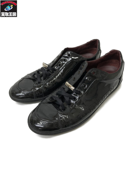 LV/エナメル ローカットスニーカー/Size7