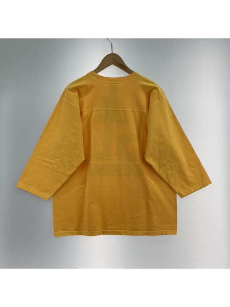 STANDARD CALIFORNIA 半袖Tシャツ・カットソー フットボールロゴ YLW L