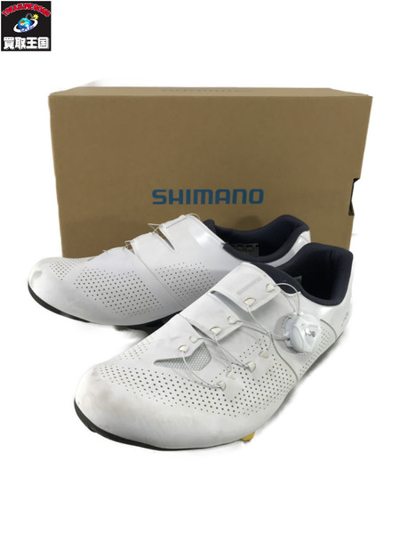 スポーツ用品 SHIMANO ビンディングシューズ 白 26.5cm（42）